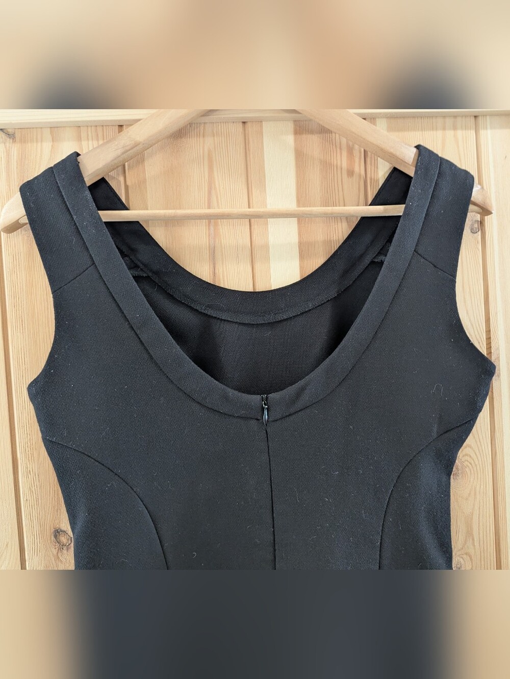 Zara Black Bodycon Dress Sleeveless Little Black Dress - Picture 7 of 8